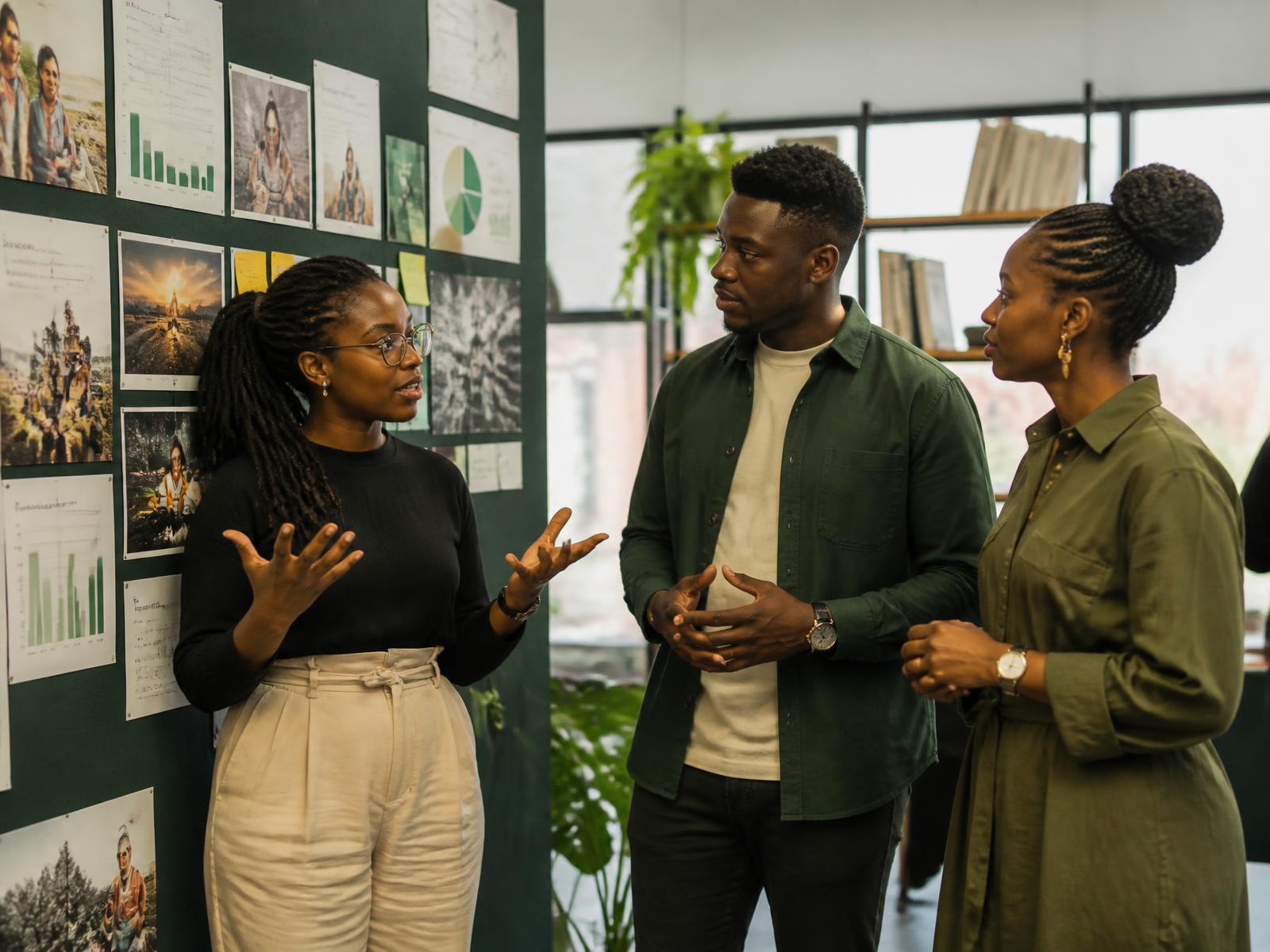 Tembo team reviewing a campaign strategy